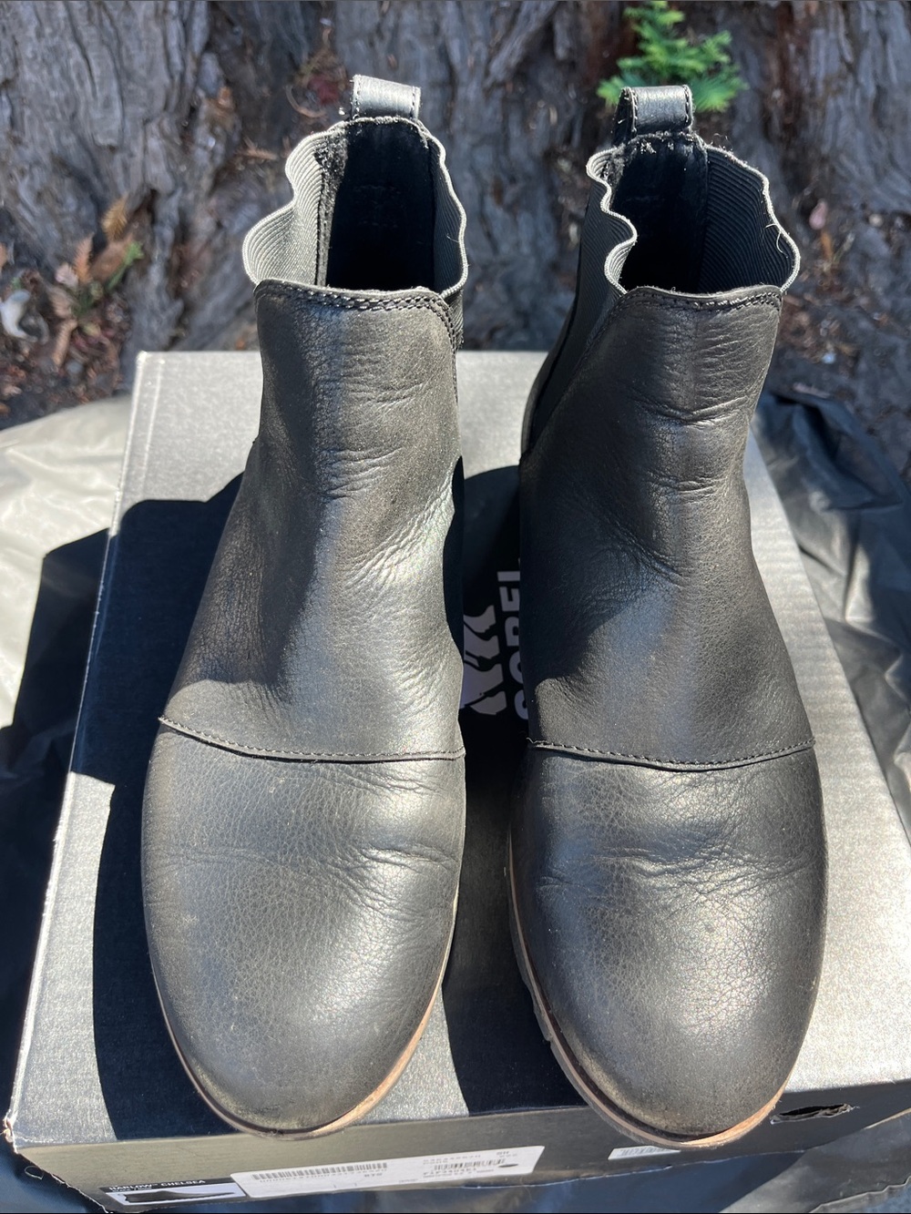 Sorel Harlow Black Chelsea Boots